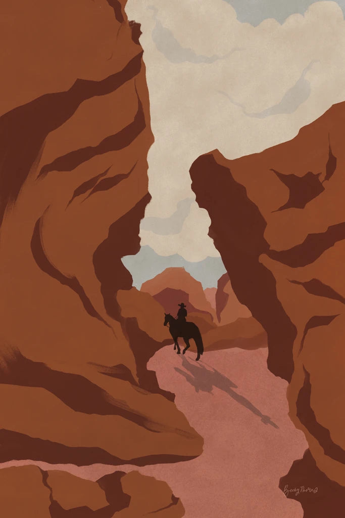 Canyon Landscape II by Becky Thorns
