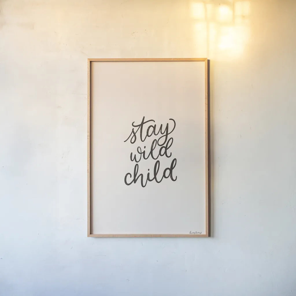 Celestial Boho II Wild by Becky Thorns. shown as a paper print in a natural frame. Available as a archival giclee rolled canvas, fine art paper, or poster print. SKU 76395h.