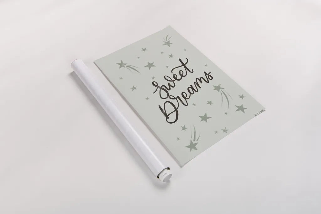 Celestial Boho III Sage by Becky Thorns. shown as a rolled paper print. Available as archival giclee rolled canvas, fine art paper, or poster print. SKU 76399h.