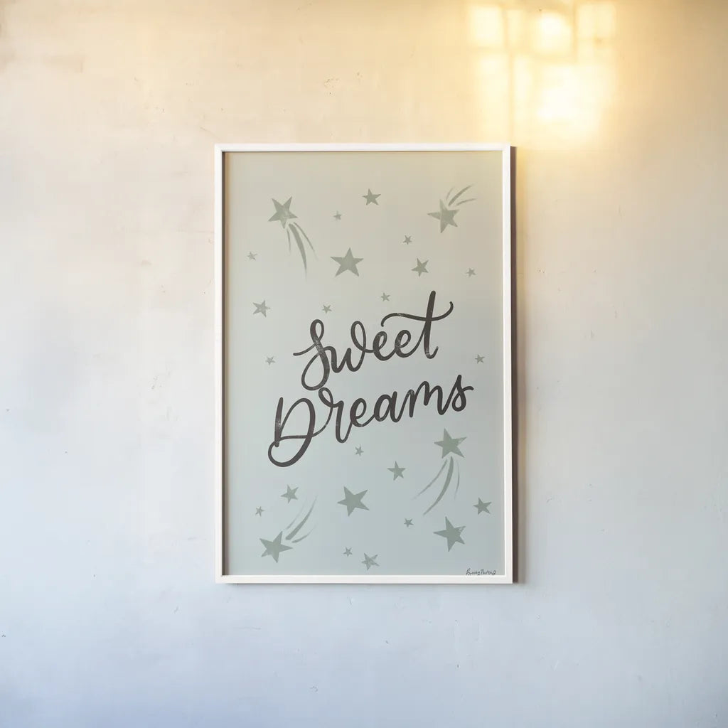 Celestial Boho III Sage by Becky Thorns. shown as a paper print in a white frame. Available as a archival giclee rolled canvas, fine art paper, or poster print. SKU 76399h.