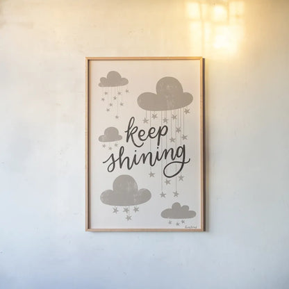 Celestial Boho IV by Becky Thorns. shown as a paper print in a natural frame. Available as a archival giclee rolled canvas, fine art paper, or poster print. SKU 67317h.