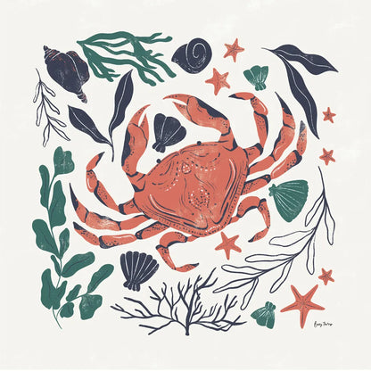 Coastal Reef II by Becky Thorns. SKU 72912a. Archival Giclee Fine art print for wall decor.