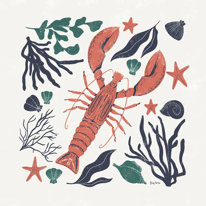 Coastal Reef III by Becky Thorns. SKU 72913a. Archival Giclee Fine art print for wall decor.