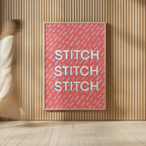 Crafty III by Becky Thorns. shown as over sized large wall art. Available as an archival giclee rolled canvas, fine art paper, or poster print. SKU 88735h.