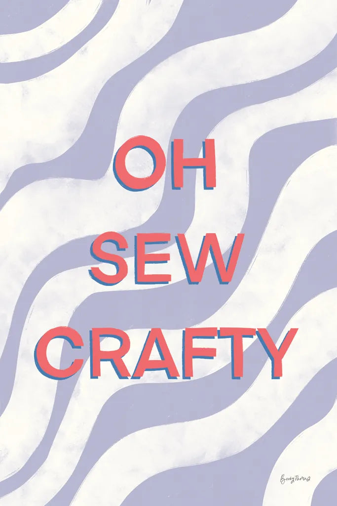 Crafty IV by Becky Thorns. SKU 88736h. Archival Giclee Fine art print for wall decor.