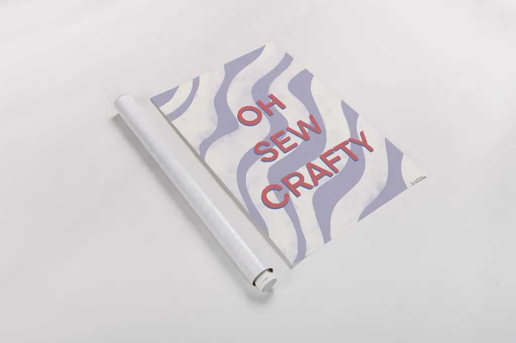 Crafty IV by Becky Thorns. shown as a rolled paper print. Available as archival giclee rolled canvas, fine art paper, or poster print. SKU 88736h.