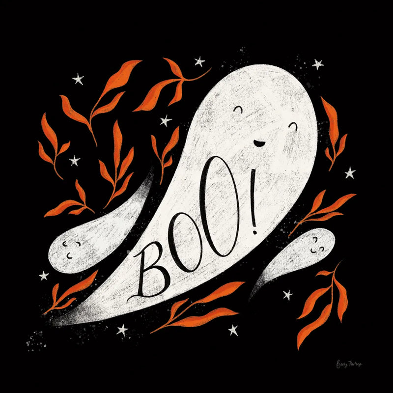 Cute Halloween III by Becky Thorns. SKU 74386a. Archival Giclee Fine art print for wall decor.