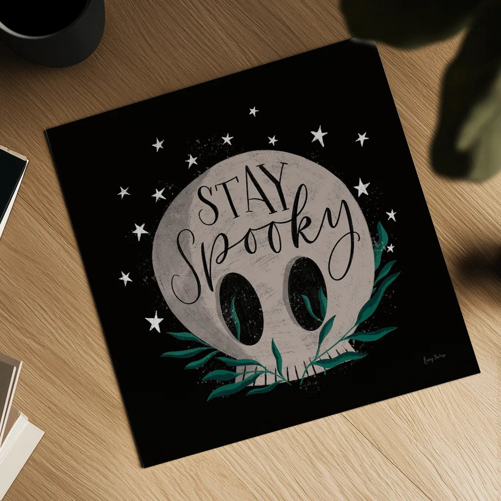 Cute Halloween IV by Becky Thorns. Shown as a detailed flat fine art print, highlighting archival giclee quality. Available as an archival giclee rolled canvas, fine art paper, or poster print. SKU 74387a.