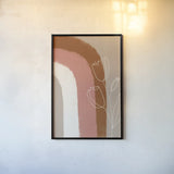 Desert Sunrise IV by Becky Thorns. shown as a paper print in a black flame. Available as a archival giclee rolled canvas, fine art paper, or poster print. SKU 69667h.