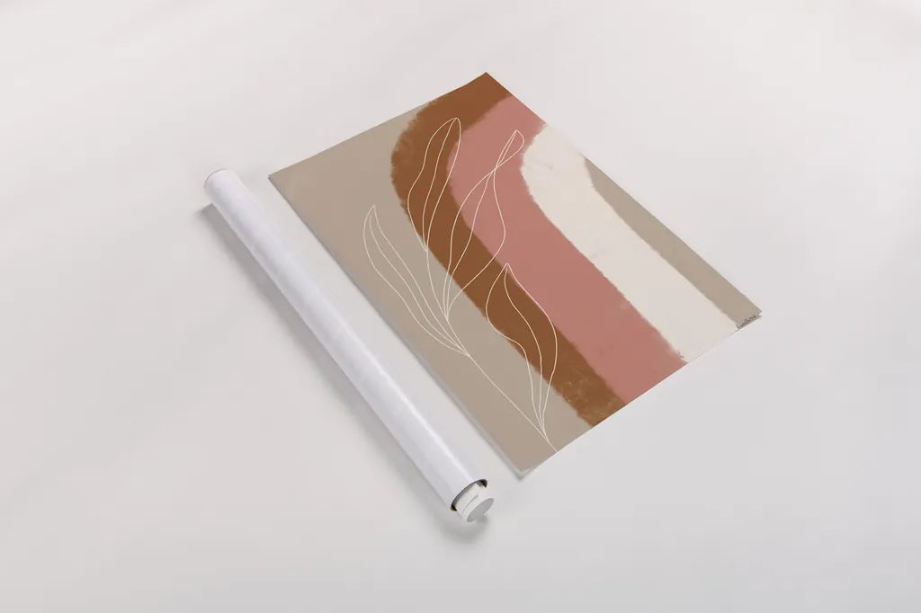 Desert Sunrise V by Becky Thorns. shown as a rolled paper print. Available as archival giclee rolled canvas, fine art paper, or poster print. SKU 75970h.