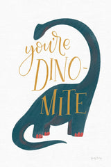 Dinomite by Becky Thorns. SKU 61424h. Archival Giclee Fine art print for wall decor.