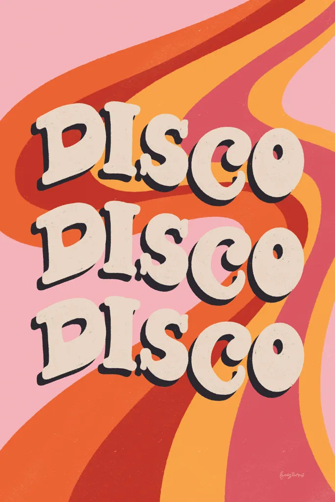 Disco Fever II by Becky Thorns. SKU 91356h. Archival Giclee Fine art print for wall decor.