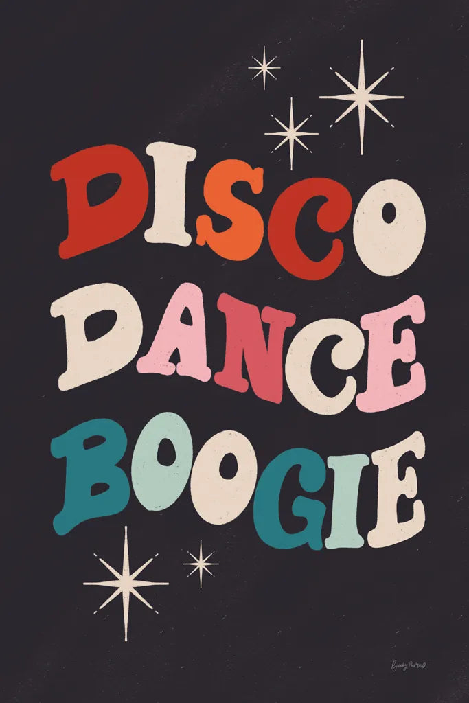 Disco Fever III by Becky Thorns. SKU 91357h. Archival Giclee Fine art print for wall decor.