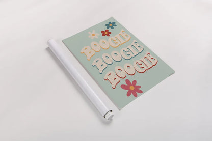 Disco Fever IV by Becky Thorns. shown as a rolled paper print. Available as archival giclee rolled canvas, fine art paper, or poster print. SKU 91358h.