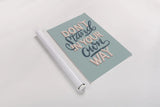 Don't Stand in Your Own Way by Becky Thorns. shown as a rolled paper print. Available as archival giclee rolled canvas, fine art paper, or poster print. SKU 51862h.