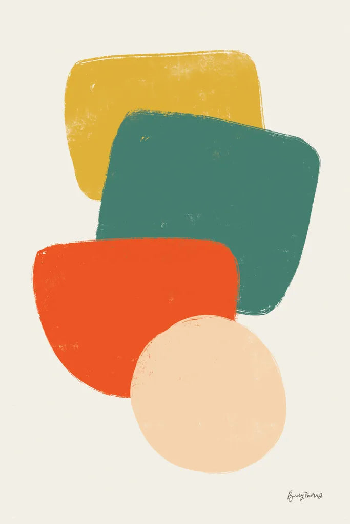 Eclectic II by Becky Thorns. SKU 65323h. Archival Giclee Fine art print for wall decor.