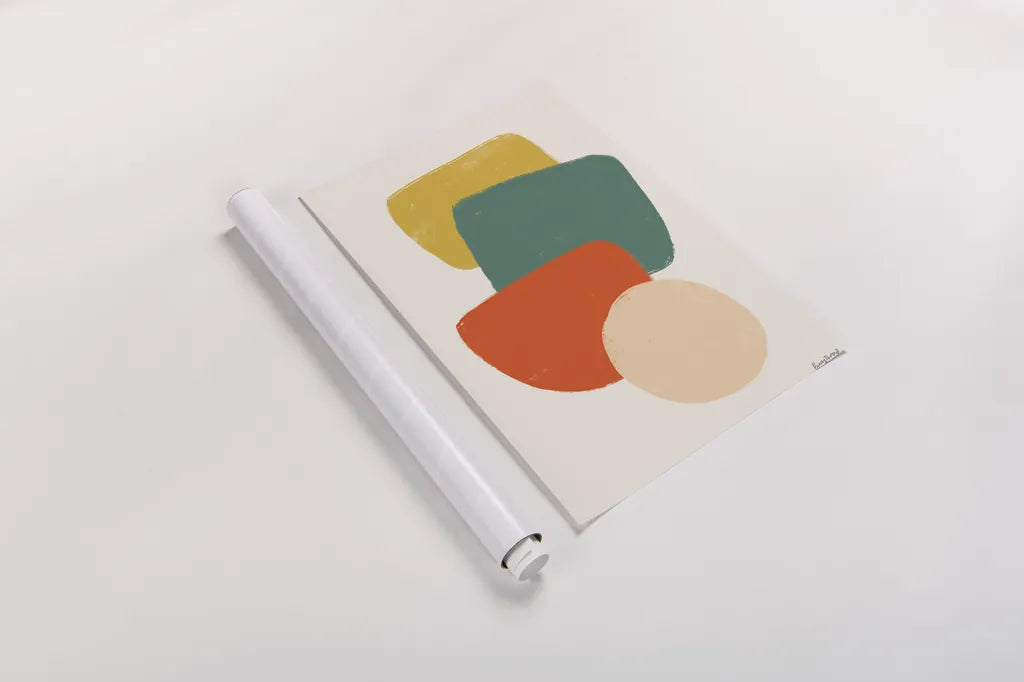 Eclectic II by Becky Thorns. shown as a rolled paper print. Available as archival giclee rolled canvas, fine art paper, or poster print. SKU 65323h.