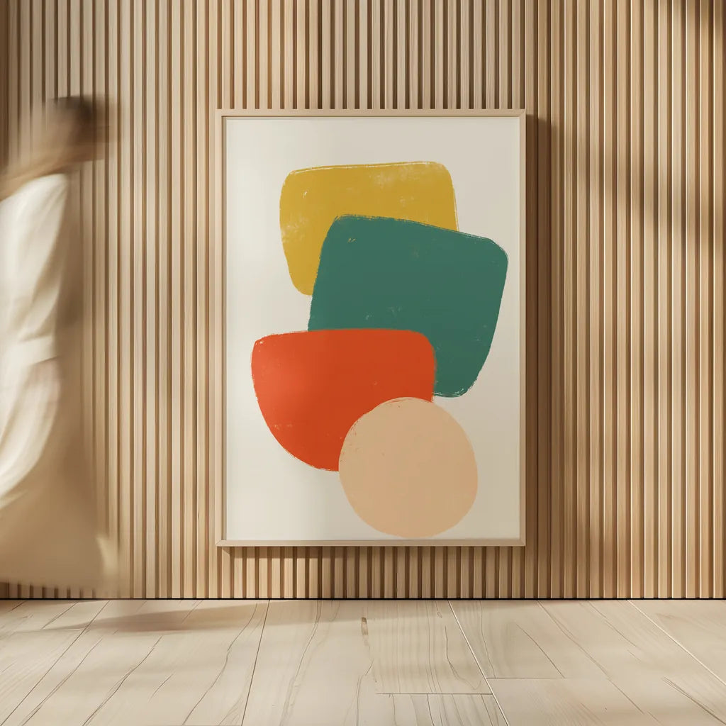 Eclectic II by Becky Thorns. shown as over sized large wall art. Available as an archival giclee rolled canvas, fine art paper, or poster print. SKU 65323h.