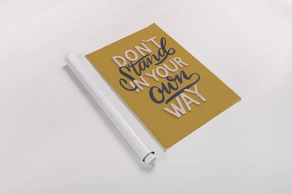 Encouraging Words - Stand by Becky Thorns. shown as a rolled paper print. Available as archival giclee rolled canvas, fine art paper, or poster print. SKU 58585h.