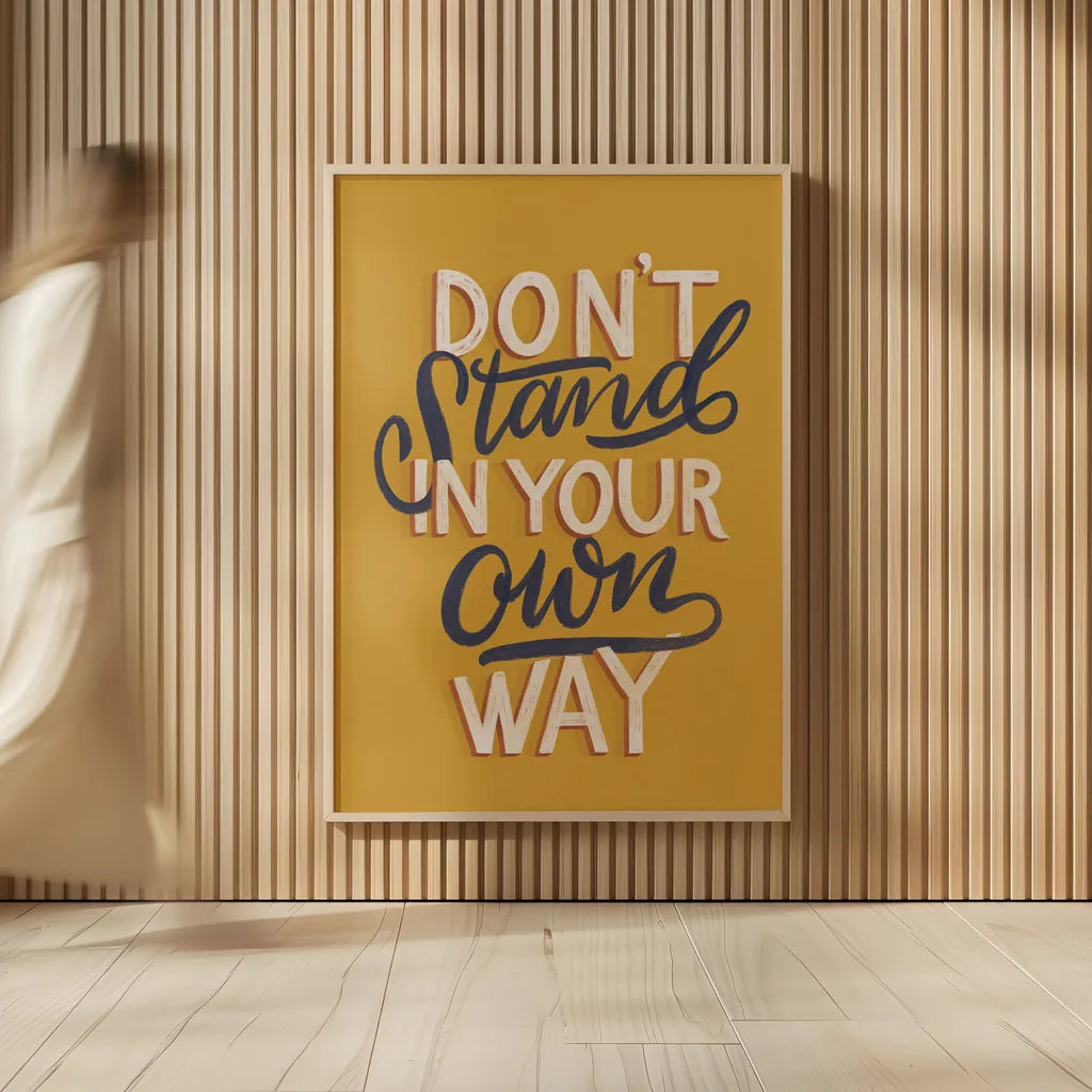 Encouraging Words - Stand by Becky Thorns. shown as over sized large wall art. Available as an archival giclee rolled canvas, fine art paper, or poster print. SKU 58585h.