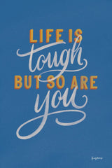 Encouraging Words - Tough by Becky Thorns. SKU 58587h. Archival Giclee Fine art print for wall decor.