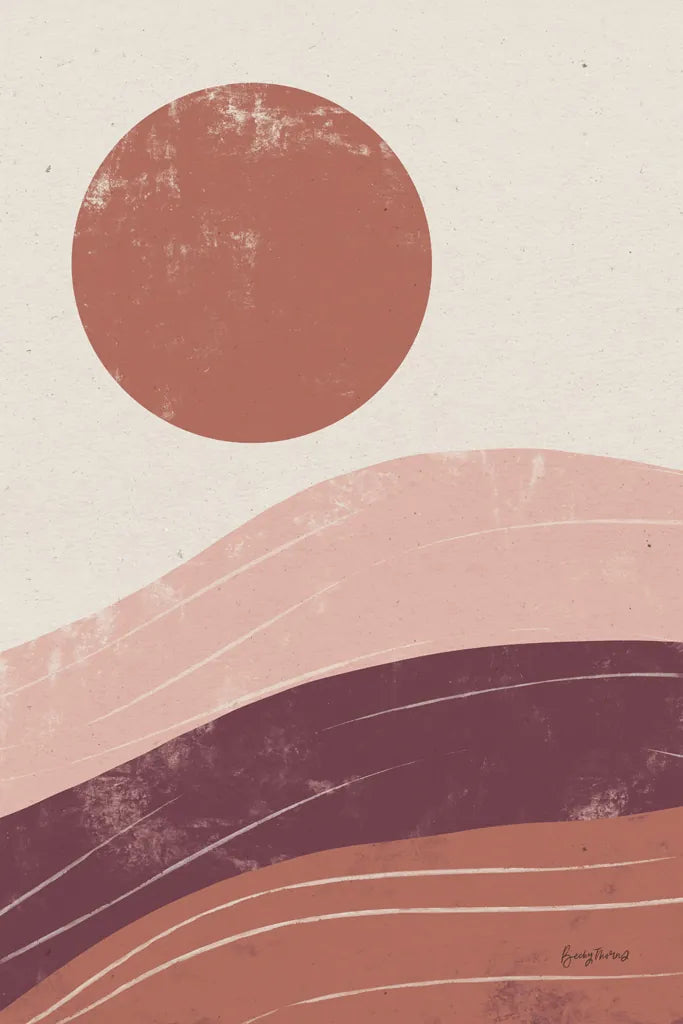 Eventide Desert Sunrise I by Becky Thorns. SKU 70976h. Archival Giclee Fine art print for wall decor.