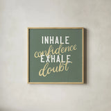 Everyday Sentiment I by Becky Thorns. Shown in a natural wood glass frame for a timeless modern aesthetic. Available as an archival giclee rolled canvas, fine art paper, or poster print. SKU 58705a.