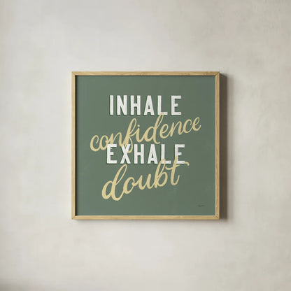 Everyday Sentiment I by Becky Thorns. Shown in a natural wood glass frame for a timeless modern aesthetic. Available as an archival giclee rolled canvas, fine art paper, or poster print. SKU 58705a.