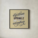 Everyday Sentiment IV by Becky Thorns. Shown in a sleek black glass frame for a contemporary gallery look. Available as an archival giclee rolled canvas, fine art paper, or poster print. SKU 58708a.
