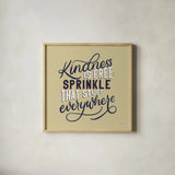 Everyday Sentiment IV by Becky Thorns. Shown in a natural wood glass frame for a timeless modern aesthetic. Available as an archival giclee rolled canvas, fine art paper, or poster print. SKU 58708a.