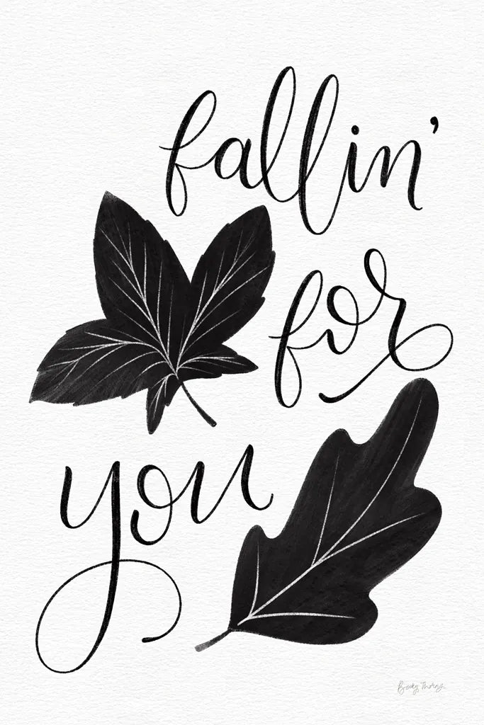 Fallin For You BW by Becky Thorns. SKU 61423h. Archival Giclee Fine art print for wall decor.