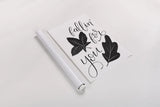 Fallin For You BW by Becky Thorns. shown as a rolled paper print. Available as archival giclee rolled canvas, fine art paper, or poster print. SKU 61423h.