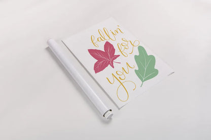 Fallin For You Bright by Becky Thorns. shown as a rolled paper print. Available as archival giclee rolled canvas, fine art paper, or poster print. SKU 65036h.