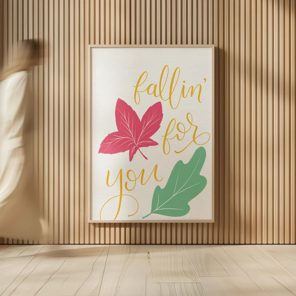 Fallin For You Bright by Becky Thorns. shown as over sized large wall art. Available as an archival giclee rolled canvas, fine art paper, or poster print. SKU 65036h.