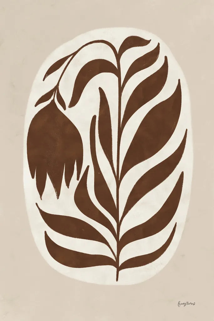 Floral Simplicity I by Becky Thorns. SKU 92144h. Archival Giclee Fine art print for wall decor.