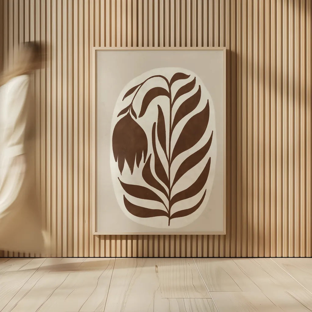 Floral Simplicity I by Becky Thorns. shown as over sized large wall art. Available as an archival giclee rolled canvas, fine art paper, or poster print. SKU 92144h.