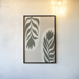 Floral Simplicity II by Becky Thorns. shown as a paper print in a black flame. Available as a archival giclee rolled canvas, fine art paper, or poster print. SKU 92145h.