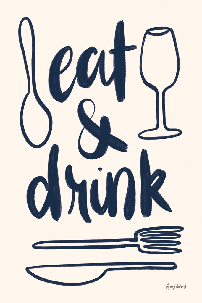 Food Phrases II by Becky Thorns
