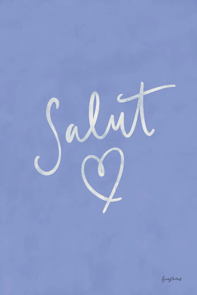 French Phrases I by Becky Thorns. SKU 83384h. Archival Giclee Fine art print for wall decor.