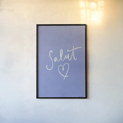 French Phrases I by Becky Thorns. shown as a paper print in a black flame. Available as a archival giclee rolled canvas, fine art paper, or poster print. SKU 83384h.