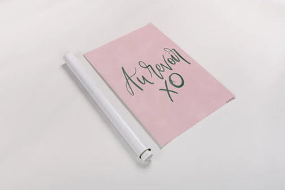 French Phrases III by Becky Thorns. shown as a rolled paper print. Available as archival giclee rolled canvas, fine art paper, or poster print. SKU 83386h.