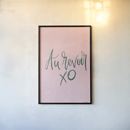 French Phrases III by Becky Thorns. shown as a paper print in a black flame. Available as a archival giclee rolled canvas, fine art paper, or poster print. SKU 83386h.