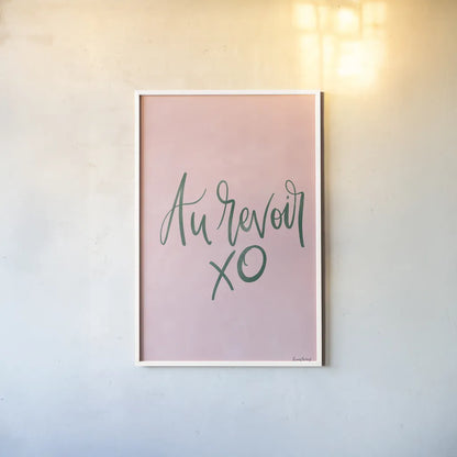 French Phrases III by Becky Thorns. shown as a paper print in a white frame. Available as a archival giclee rolled canvas, fine art paper, or poster print. SKU 83386h.