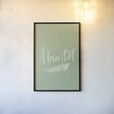 French Phrases IV by Becky Thorns. shown as a paper print in a black flame. Available as a archival giclee rolled canvas, fine art paper, or poster print. SKU 83387h.