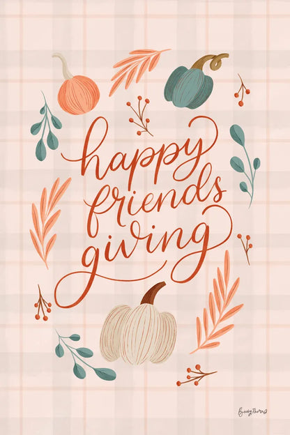 Friendsgiving II by Becky Thorns. SKU 80044h. Archival Giclee Fine art print for wall decor.