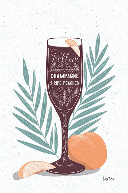 Fruity Cocktails I by Becky Thorns. SKU 58886h. Archival Giclee Fine art print for wall decor.