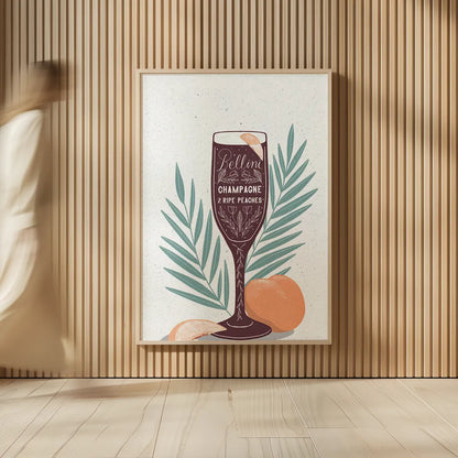 Fruity Cocktails I by Becky Thorns. shown as over sized large wall art. Available as an archival giclee rolled canvas, fine art paper, or poster print. SKU 58886h.