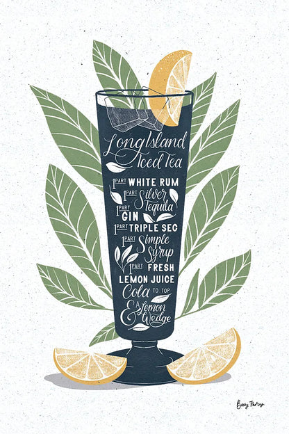 Fruity Cocktails II by Becky Thorns. SKU 58887h. Archival Giclee Fine art print for wall decor.