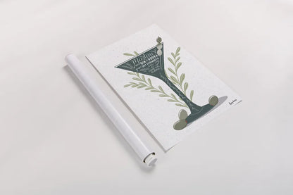 Fruity Cocktails III by Becky Thorns. shown as a rolled paper print. Available as archival giclee rolled canvas, fine art paper, or poster print. SKU 58888h.