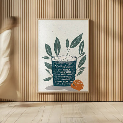 Fruity Cocktails IV by Becky Thorns. shown as over sized large wall art. Available as an archival giclee rolled canvas, fine art paper, or poster print. SKU 58889h.